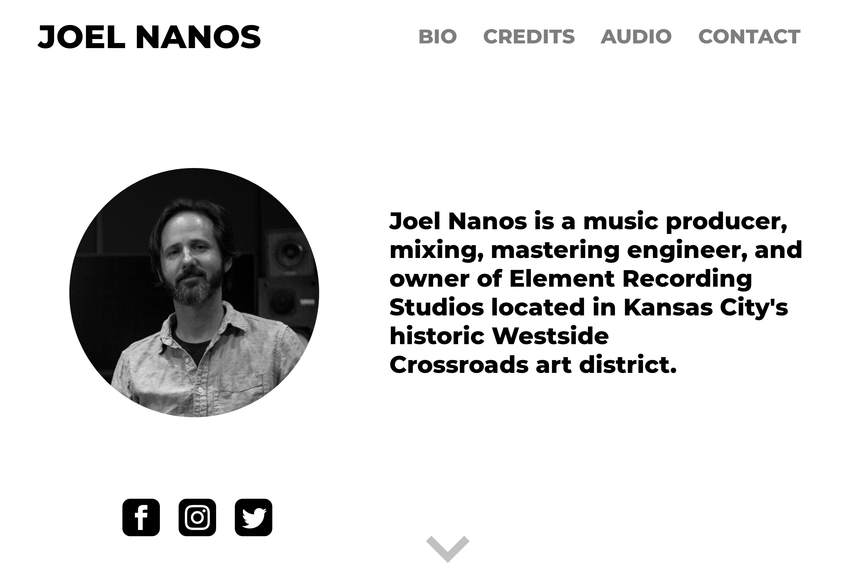 Joel Nanos Music Homepage